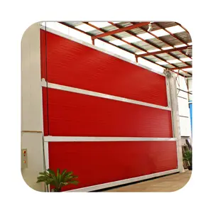 Industrial plants and workshops use polyurethane insulation materials for industrial sliding doors to prevent flame retardant