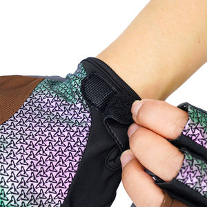 OEM Conception personnalisée GEL Rembourré Demi-doigt Gants de cyclisme sur route Gants d'entraînement sportif pour l'équitation Maille respirante - Product Image 6