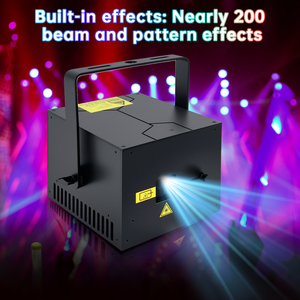 Điều khiển không dây RGBW đầy đủ màu sắc chiếu Disco DJ ánh sáng <span class=keywords><strong>laser</strong></span> cho Câu lạc bộ tổ chức sự kiện sân khấu - Product Image 2