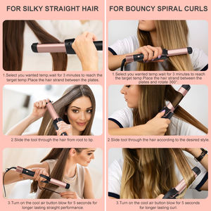 Máquina portátil, férula para el cabello, rizador de ondas pequeñas, rollo de huevo, rizador de agua, ondulación permanente, pelo plano esponjoso, rizador recto - Product Image 5