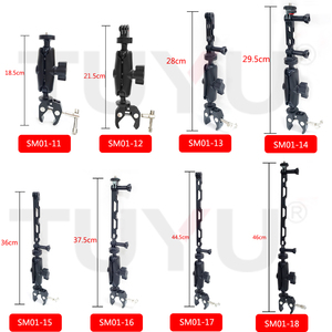 Soporte duradero para cámara de motocicleta, espejo de manillar, para Insta360 One X R <span class=keywords><strong>GoPro</strong></span>, <span class=keywords><strong>palo</strong></span> de Selfie <span class=keywords><strong>Invisible</strong></span> - Product Image 6