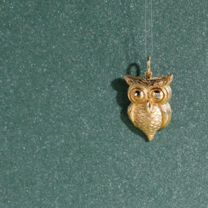 Venta al por mayor de lujo Venta caliente personalizado hecho a mano búho diamantes reales colgante 18K oro real colgantes estilo animal encanto collar - Product Image 2