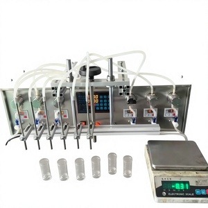 Semi automatic 4 Nozzles 6 Nozzles Ink <b>Juice</b> Milk Filling <b>Machine</b> Capping <b>Machine</b> for Bottle Bags - Product Image 2