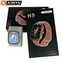 Reloj Inteligente H9 ODM/OEM, Monitor de Actividad Física para Mujer y Hombre, Presión Arterial, Reloj Inteligente con Pantalla Táctil Ultra para IOS y Android