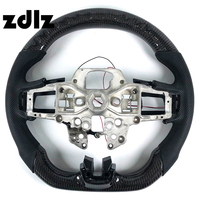 Volant en fibre de carbone avec écran LED pour Ford Mustang GT 2016 2018 2022 2023 Shelby