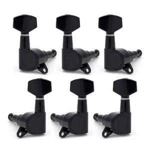 18:1 Guitar Tuning Pegs - Chrome Machine Heads 3L3R For Acoustic & Electric Guitars