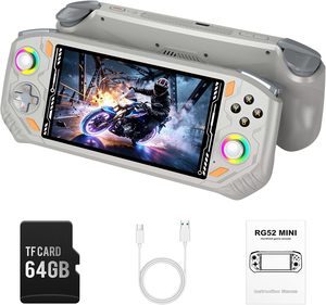 เครื่องเล่นเกมพกพา RG52 Pro Max ระบบ Android 13 หน้าจอ 5.5 นิ้ว Wi-Fi แบตเตอรี่ 5500mAh พร้อมเกมในตัว 10000 เกม - Product Image 1