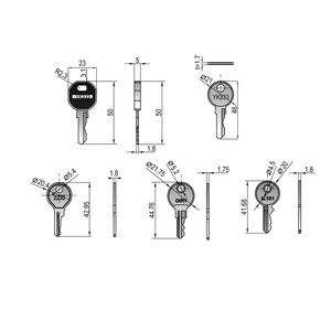 Hiệu suất cao đồng trống phím bền chính xác Uncut khoảng trống chính cho thợ khóa sản xuất phần cứng cung cấp Nhà máy trực tiếp - Product Image 3