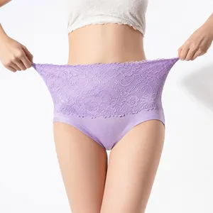 Breathable Seamless Cotton Lace Panty For Women 2017 Hot Sale