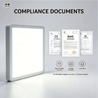 Boîte à lumière LED décorative ultra-mince en aluminium blanc avec tissu SEG, haute luminosité, pour mur, hall d'accueil, stand de salon professionnel