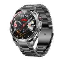 Reloj Inteligente con Pantalla AMOLED y Carcasa de Aleación, Monitoreo de Salud, ECG, Presión Arterial, Responde Llamadas, Calendario, Resistente al Agua IP68, Batería de 5-10 Días