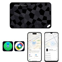 Carte de localisation intelligente double système pour bagages et portefeuille, compatible iOS et Android, magnétique, compatible MagSafe et AirTag