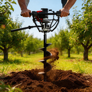Offre Spéciale Tarière Industrielle Professionnelle 52cc pour le Jardinage et les Vergers – Vente Directe Usine - Product Image 1
