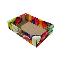 Caja de Cartón Resistente para Envío de Frutas y Verduras, Caja de Cartón para Frutas Frescas