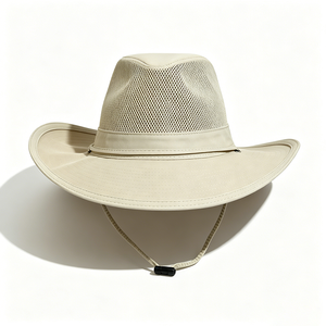 Unisex Mesh Lace Wide Brim Safari <b>Sun</b> <b>Hat</b> UPF 50 UV Protection Breathable Outdoor Travel Sports Fishing Boonie <b>Hat</b> Adjustable - Product Image 3