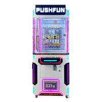 Xiaomixing Distributeurs automatiques personnalisables pour centres de jeux pour enfants, machine à prix amusante à pousser, jeux à monnayeur, en anglais, pour usage intérieur, en plastique