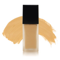 Fond de teint liquide mat 30 ml, marque privée, imperméable, longue tenue, couvrance totale, effet illuminateur