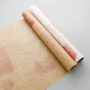 Rollo de papel para hornear Pergamino de silicona blanca a prueba de grasa de corte fácil de color personalizado al por mayor de fábrica