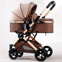 Poussette Légère de Voyage pour Bébé, Pliante, 3 en 1, pour Nouveau-né
