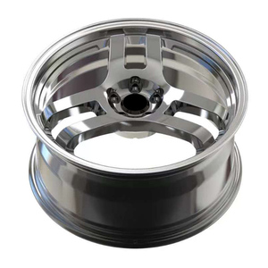 ล้อแม็กซ์อัลลอยด์สีเงินขัดเงาแบบ 3 ก้าน สไตล์เรโทร JDM ขนาด <span class=keywords><strong>17</strong></span> 18 19 นิ้ว 5x114.3 5x112 <span class=keywords><strong>ขอบ</strong></span>ลึก สปอร์ต เหมาะสำหรับรถยนต์ซีซี กอล์ฟ ซีรีส์ 3 - Product Image 2
