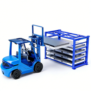 Estante Vertical de Alta Capacidad para Láminas Metálicas |   Sistema de Bandejas Rodantes Compatible con Montacargas - Product Image 2