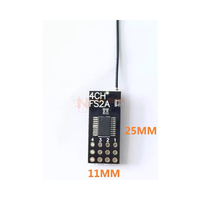 Récepteur PWM à 4 canaux FS FS2A-4CH, récepteur à 4 canaux pour drone FPV à aile fixe