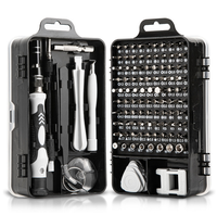 Jeu de tournevis 115 en 1, kit d'outils multifonctionnel pour téléphone portable