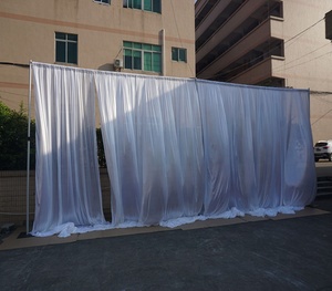 Kit de Marco Ajustable de Aluminio para Telón de Fondo, Soporte para Decoración de Eventos, Bodas y Fiestas - Product Image 1