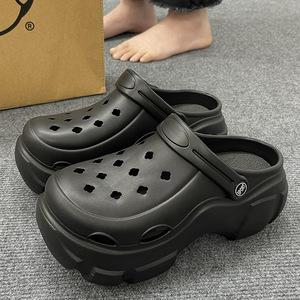 Zapatillas para mujer, Zapatillas de <span class=keywords><strong>casa</strong></span> con punta abierta de verano para interiores y exteriores para mujer, cómodas zapatillas transpirables extraíbles y lavables - Product Image 4