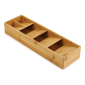 Custom Small Rectangle Flexible Compact <b>Kitchen</b> Drawer Cutlery <b>Storage</b> <b>Box</b> Set with Eco-Friendly Design - Product Image 1