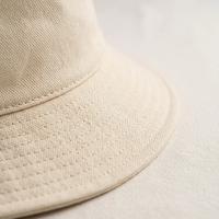 Chapeau Bob en Coton 100% de Haute Qualité, Personnalisable avec Logo Brodé, Protection Solaire, Casquette de Pêcheur pour l'Été et les Voyages en Plein Air