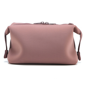 Cosmetic Bag Fashionable <b>Ins</b> Women's Large Capacity Travel <b>Makeup</b> Storage Neoprene Zipper Closure Portable <b>Case</b> - Product Image 1