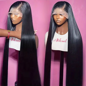 38 40 Inch Raw Vietnamese Human <strong>Hair</strong> <strong>Wig</strong> Straight Indian Human <strong>Hair</strong> <strong>Wigs</strong> Glueless Hd Full Lace Frontal <strong>Wigs</strong> for Black Women - Product Image 1