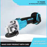 Meuleuse d'angle électrique rechargeable au lithium, petite machine de découpe domestique, mini-meuleuse-polisseuse sans balais haute puissance