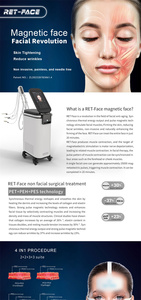 Máquina Magnética RET-Face para <span class=keywords><strong>Lifting</strong></span> Facial, Reafirmación de la Piel y Antiarrugas, Máquina de Rejuvenecimiento Facial, Dispositivo Antienvejecimiento - Product Image 2