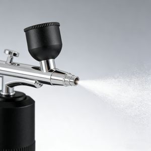 Kit d'aérographe professionnel pour le maquillage masculin, la <span class=keywords><strong>barbe</strong></span>, la teinture - Pulvérisateur anti-obstruction, marque privée - Product Image 4