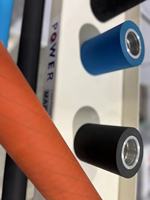 Rouleau en caoutchouc polyuréthane PU personnalisable pour l'impression, la teinture et les applications textiles