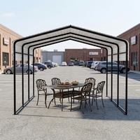 Abri de voiture en acier sur mesure - Design portable, durable et imperméable - Styles de toiture flexibles - Couleurs RAL |   Abri extérieur facile à assembler