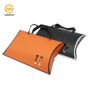 Kích Thước Tùy Chỉnh Sinh Thái Thân Thiện Tái Chế Đẹp Lớn Giấy Gối Quà Tặng Bao Bì Hộp Sản Phẩm Với Ribbon Xử Lý - Product Image 2