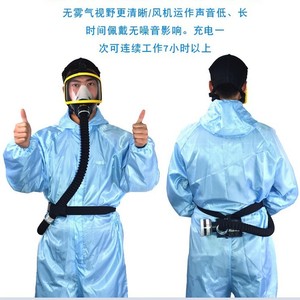 Respirador Eléctrico Purificador de Aire de Tubo Largo, 100 L/min, Protección Contra Polvo Químico y Gases, Uso Industrial y Minero - Product Image 4