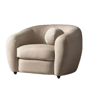 High-end lüks kanepe oturma oda mobilya setleri Modern tasarım özelleştirilmiş Sylvain deri kanepe sandalye