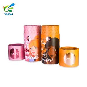 Boîte en carton kraft brun pour poudre de bougie, affiche, tube d'emballage, boîte cadeau en carton, pots ronds, emballage - Product Image 4