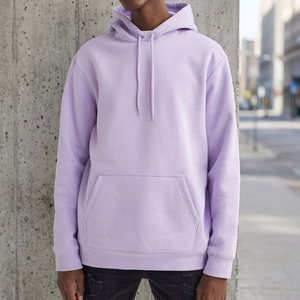 Custom Foam Printing Logo Blank 410 GSM Solid Lined ODM Winter Knitted <b>Waterproof</b> <b>Hoodie</b> Polyester/Cotton Blend Oversized Men - Product Image 5