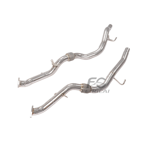 Collecteur d'échappement direct en acier inoxydable pour Porsche Cayenne 958 3.6L 2011-2017 – Amélioration de puissance pour échappements de <span class=keywords><strong>voiture</strong></span> haute performance - Product Image 6