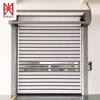 Portes Roulantes en Aluminium pour Usine, Conception Antivol, Étanche, Meilleur Prix pour Extérieur Fini