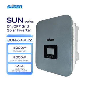 <span class=keywords><strong>Suoer</strong></span> อินเวอร์เตอร์พลังงานแสงอาทิตย์ SUN-6KW IP66ไฮบริดเพียวไซน์เวฟ24โวลต์เป็น220โวลต์อินเวอร์เตอร์กริดเปิด/ปิด - Product Image 2