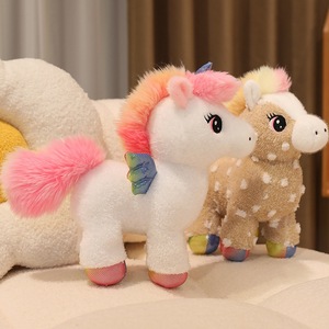 <span class=keywords><strong>My</strong></span> <span class=keywords><strong>Little</strong></span> for Rainbow Horse Figurine Plush Doll Cute Standing Pegasus Unicorn 11-30cm Cadeau d'anniversaire pour filles - Product Image 2