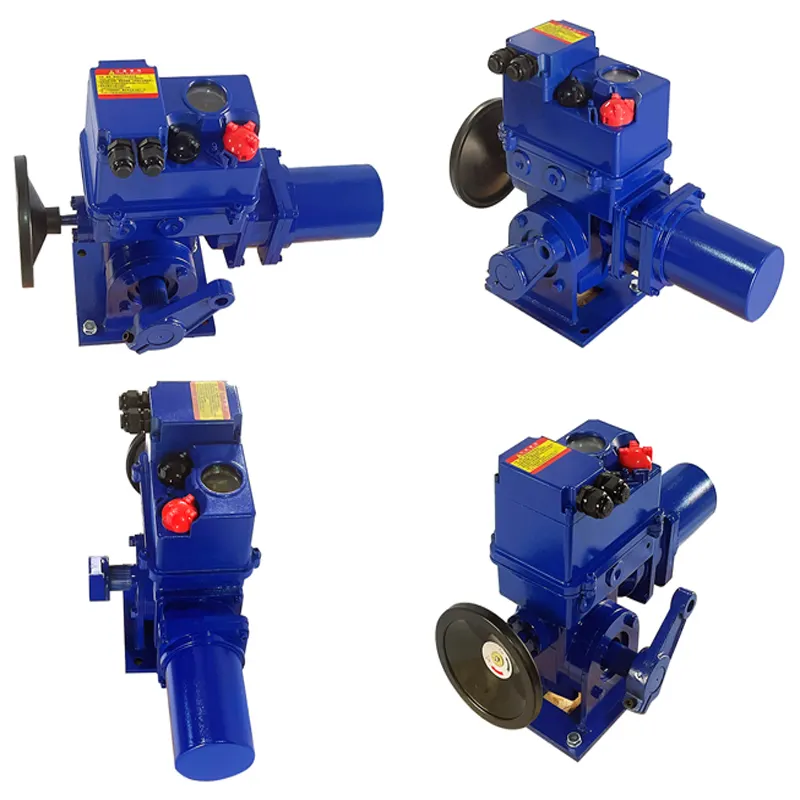 QS-10 quarter-turn motorized air damper with electric actuator