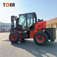 TDER Chariot élévateur tout-terrain diesel 3,5 tonnes 3500 kg 4x4