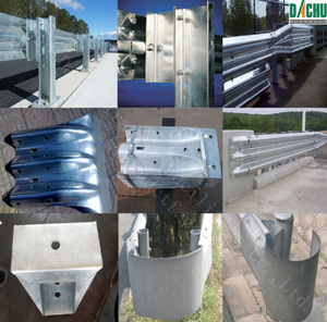 Barrière anti-collision NBR 15486 en forme de W, épaisseur 2,7 mm, galvanisée à chaud, spécification Brésil - Product Image 4